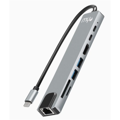 ADAPTADOR HUB MYO TIPO C 8 EN 1
